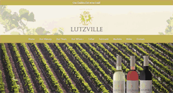 Desktop Screenshot of lutzvillevineyards.com